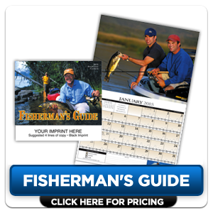Custom Imprinted Calendar - Fisherman's Guide!