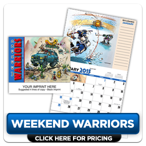 Personalized Calendars - Weekend Warriors'!