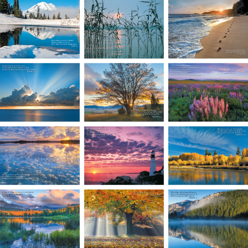 Personalized Scenic Calendar - Reflections-Universal #806