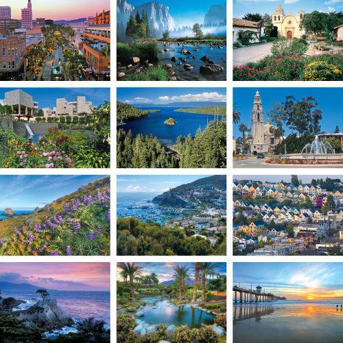 Personalized Scenic Calendar - California #811