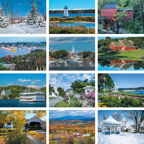 Personalized Scenic Calendar - New England #812