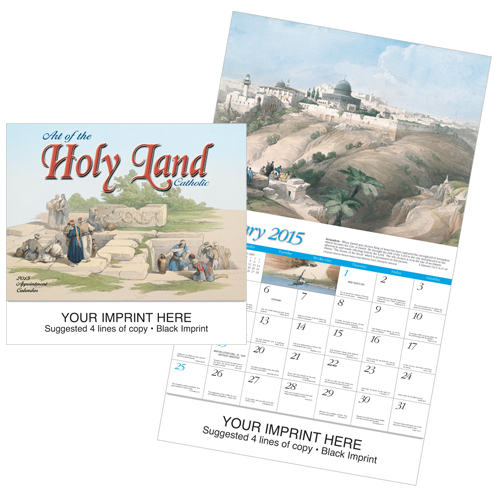 Catholic Imprinted Calendar - Art of the Holy Land-Catholic #816