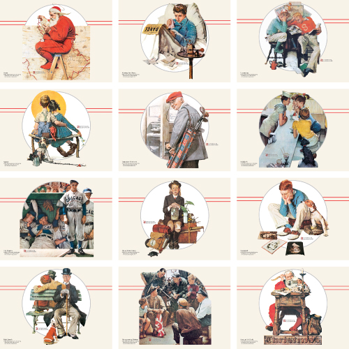 Personalized Norman Rockwell Calendar - Saturday Evening Post #819