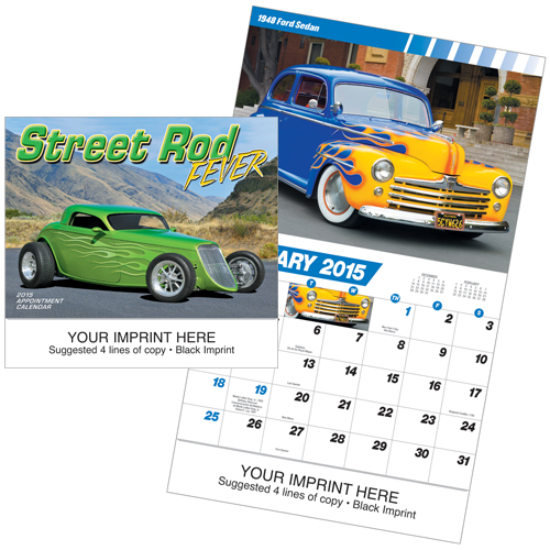 Custom Imprinted Car Calendar - Street Rod Fever #824
