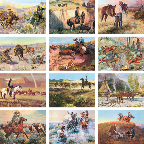 Personalized Calendar - Art of the West #826