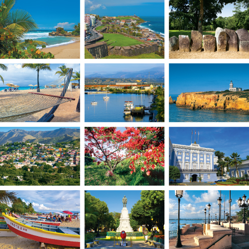 Scenic Personalized Calendar - Puerto Rico #828
