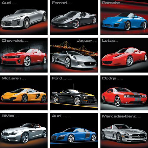 Personalized Car Calendar - Fast Trax #830