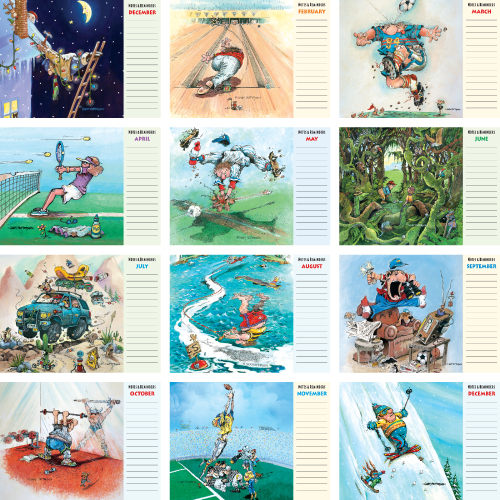 Personalized Calendar - Weekend Warriors #834