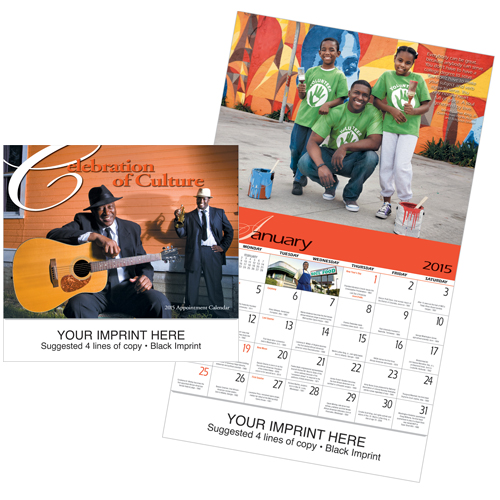 Custom Imprinted Calendar - A Celebration of Culture #835