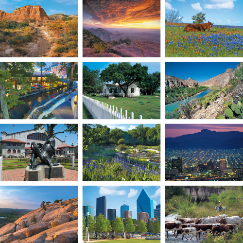 Scenic Personalized Calendar - Texas #836