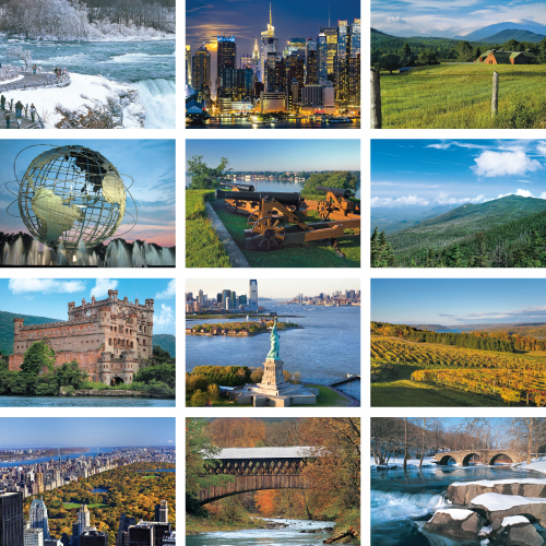 Personalized Scenic Calendar - New York #838