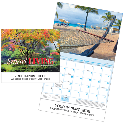Custom Imprinted Calendar - Smart Living #855