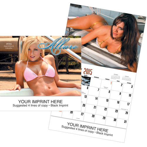 Custom Imprinted Swimsuit Calendar - Allure #856