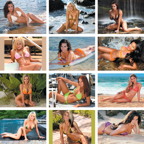 Personalized Swimsuit Calendar - Allure #856