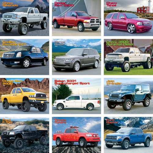 Personalized Car Calendar - Dream Wheels #862