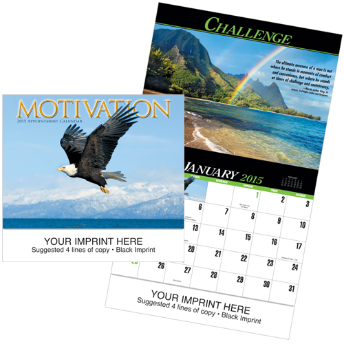 Custom Imprinted Motivational Calendar - Motivation #863