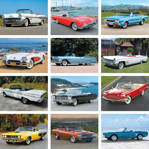 Personalized Car Calendar - Convertible Cruisin #892