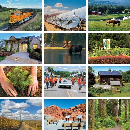 Personalized Calendar - Think Green #893