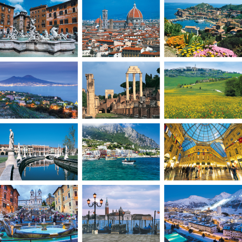 Personalized Car Calendar - Italy #897